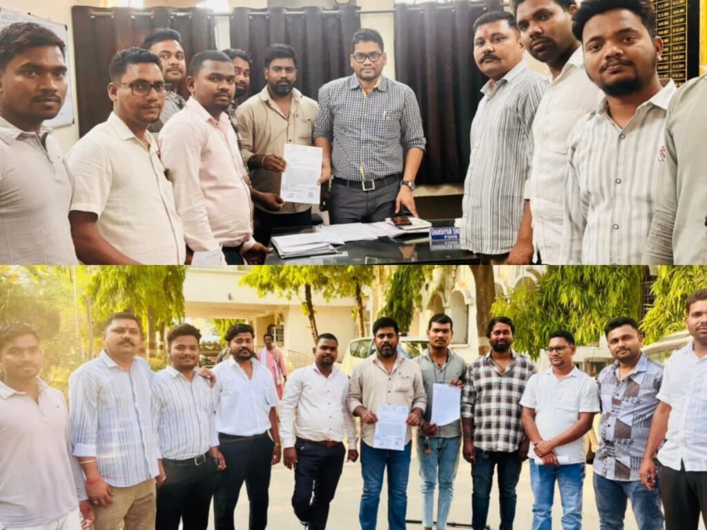जिले में खाद्यान वितरण की समस्याओं को लेकर जिला युवा कांग्रेस ने सौंपा पत्र, 10 दिवस में वितरण करने के लिखित आश्वासन के पश्चात शांत हुए कांग्रेसी